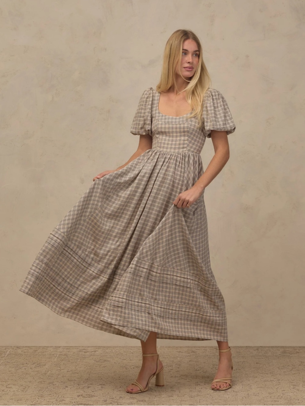 Women’s Maggie Dress in Fall Plaid